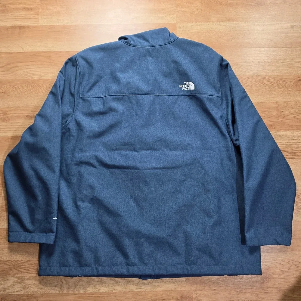 The North Face Apex Bionic 3 Jacket Mens 2XL Blue Heather Softshell NF0A84JX